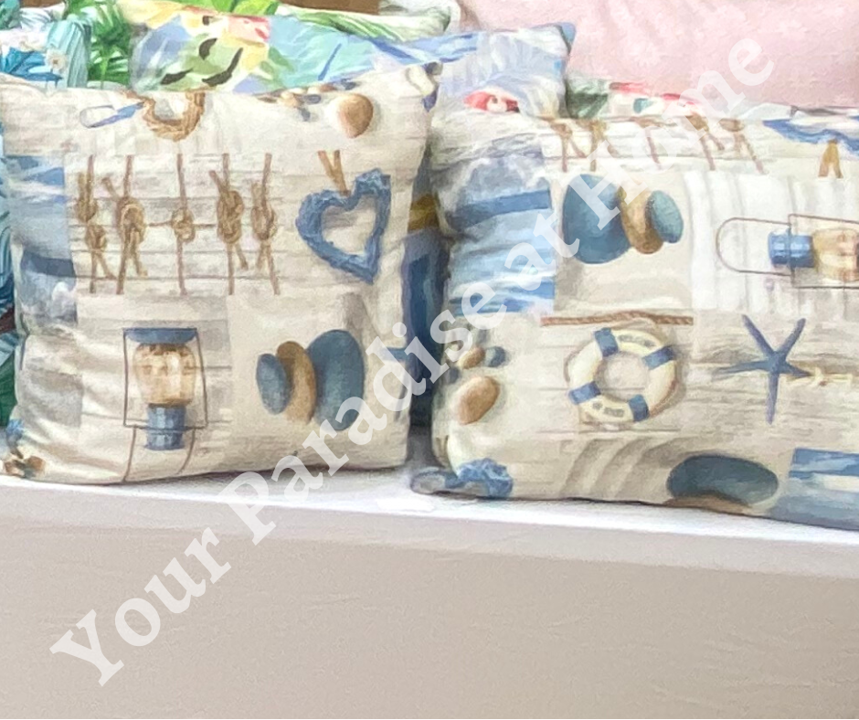 Nautical Beach Outdoor Cushion Cover