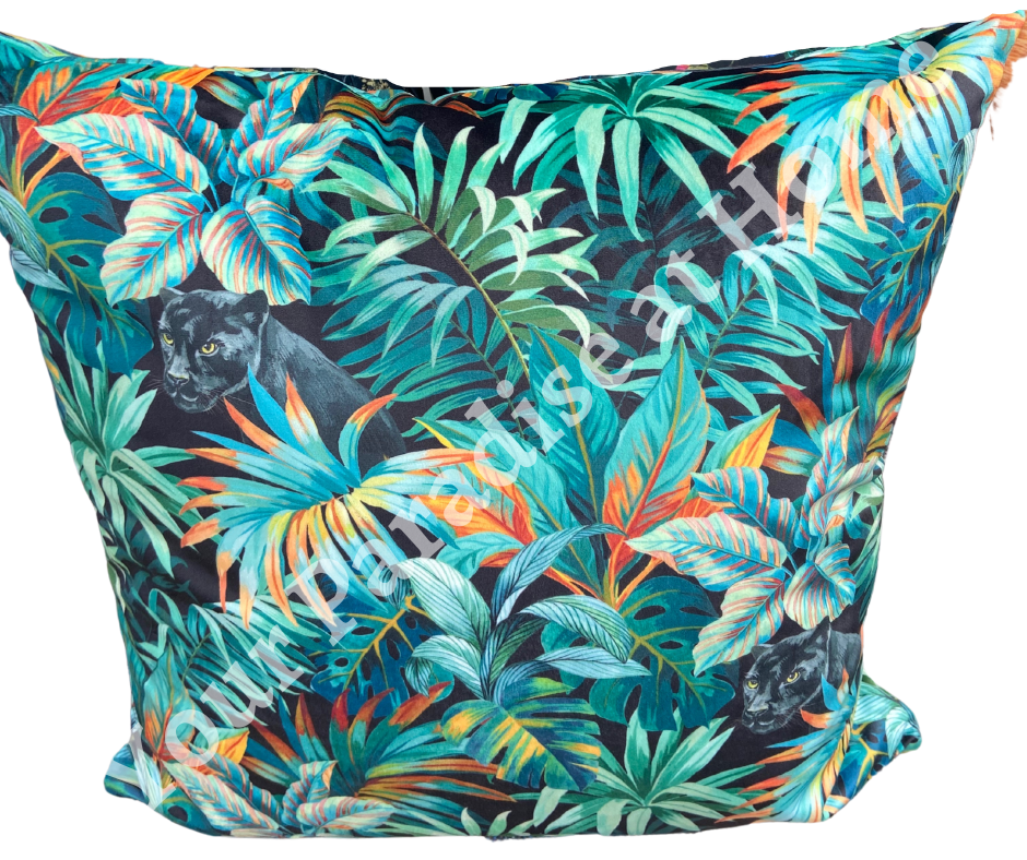 Panther Velvet Cushion Cover