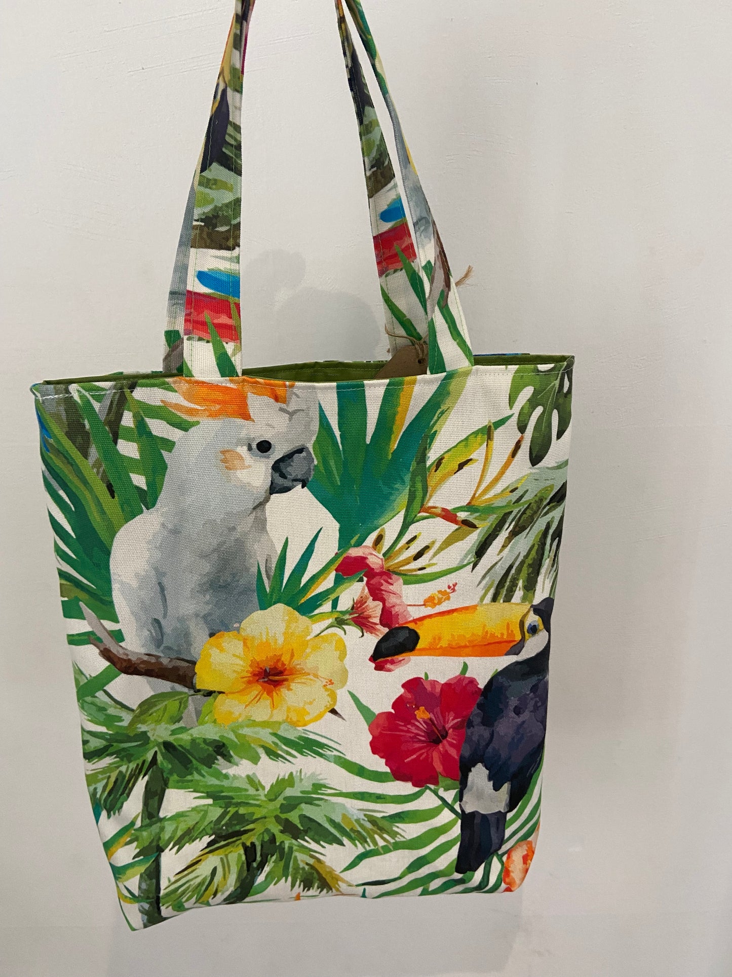 Tropical Cockatoos Tote Bag