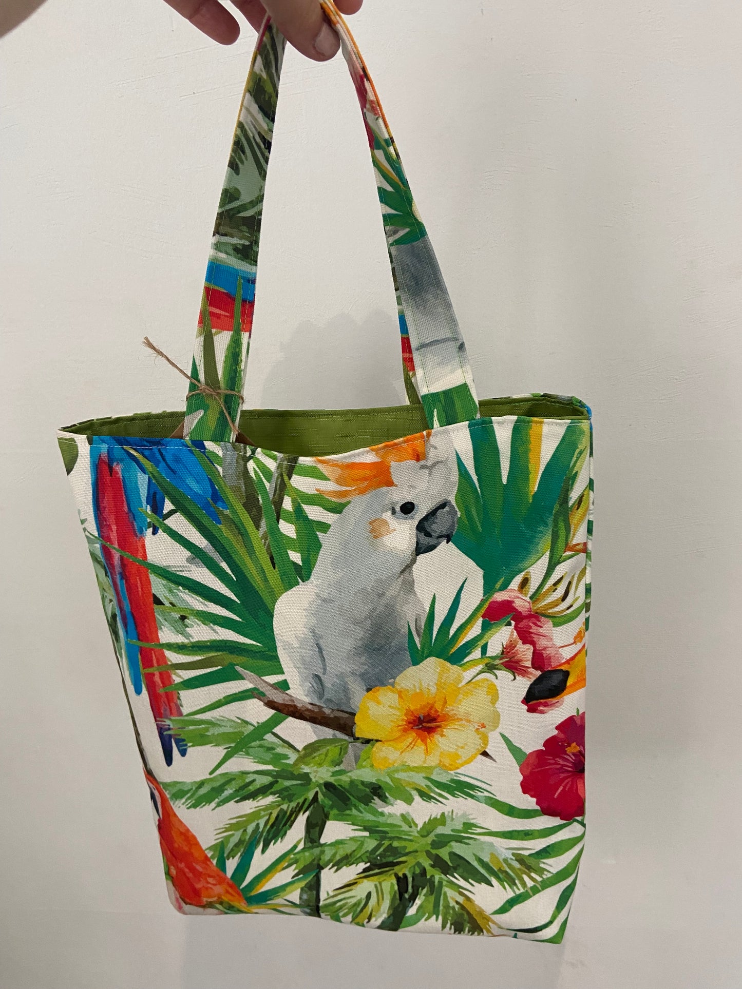 Tropical Cockatoos Tote Bag