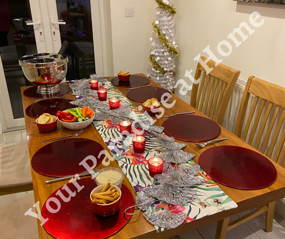 Exotic Flowers Table Runner