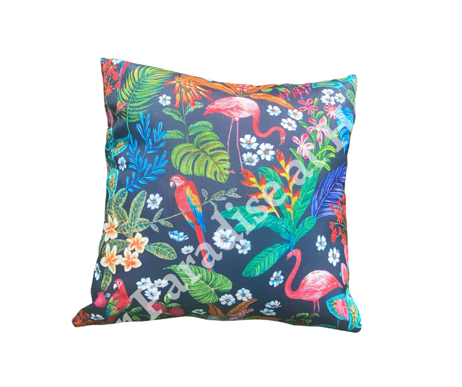 Tropical Island Outdoor Cushion