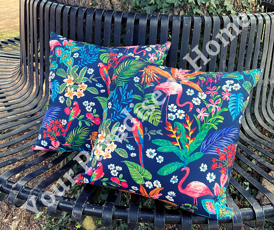 Tropical Island Outdoor Cushion