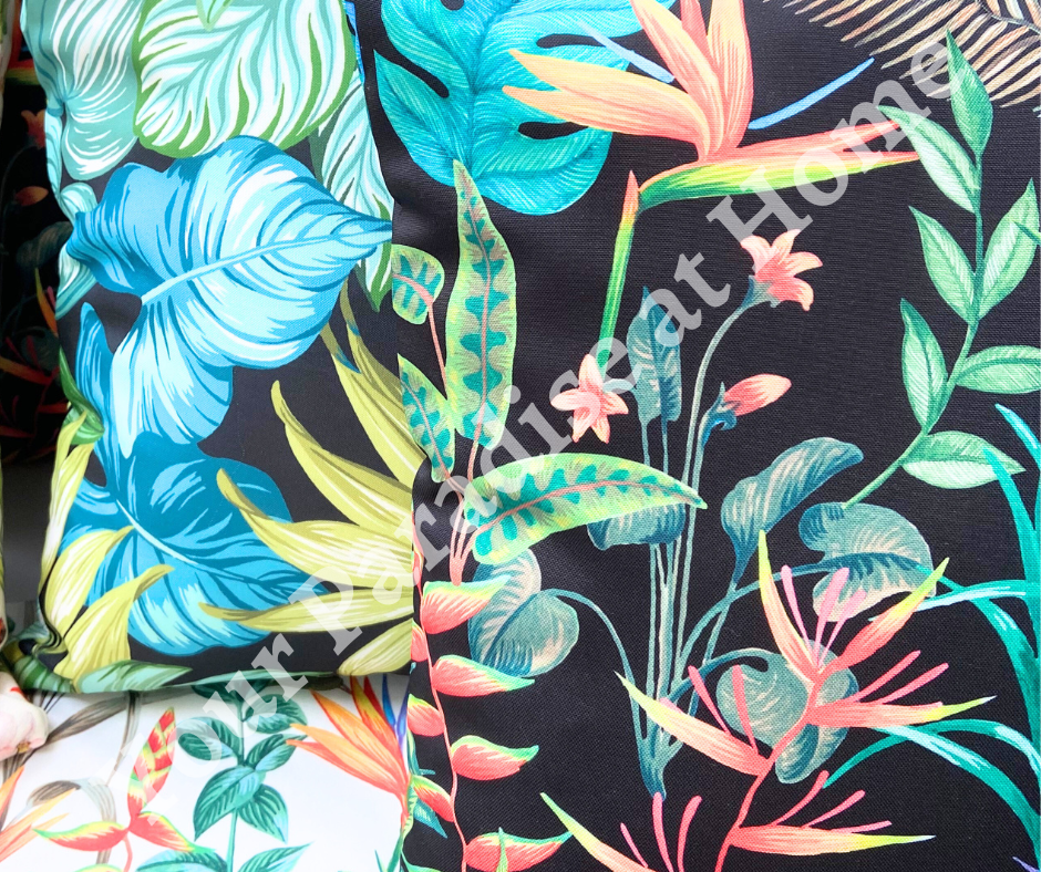 Tropical Leaves Outdoor Cushion Cover