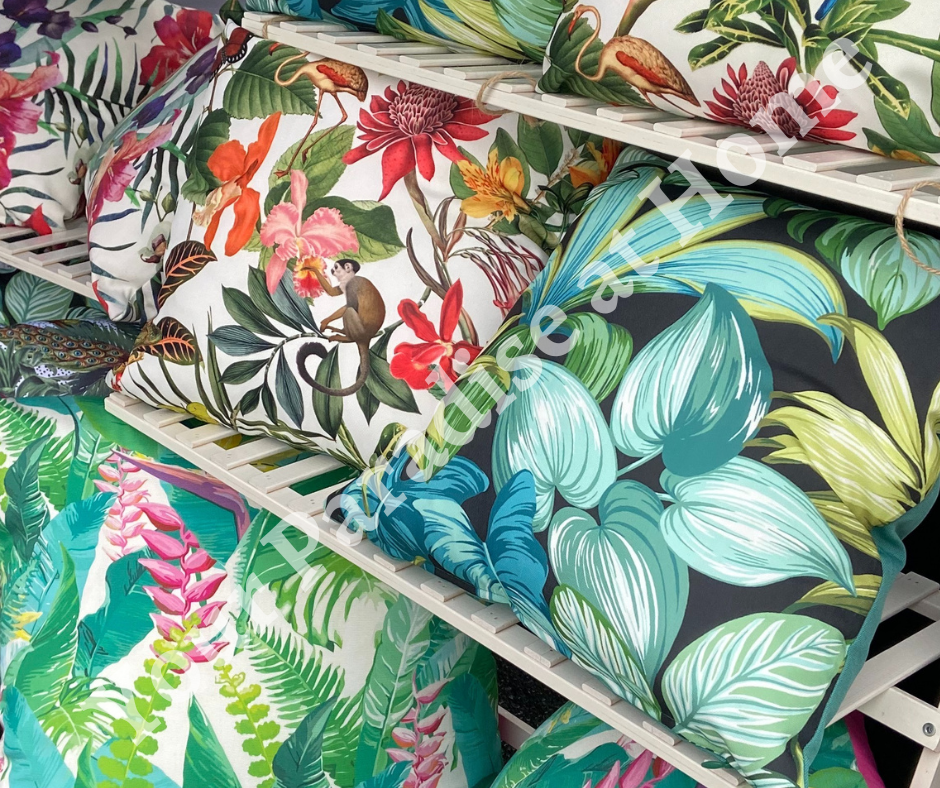 Tropical Leaves Outdoor Cushion Cover