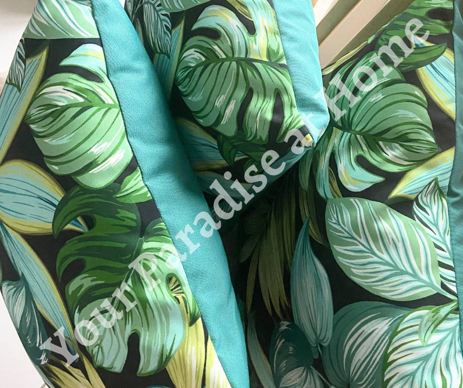 Tropical Leaves Outdoor Cushion