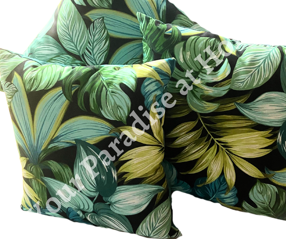 Tropical Leaves Outdoor Cushion