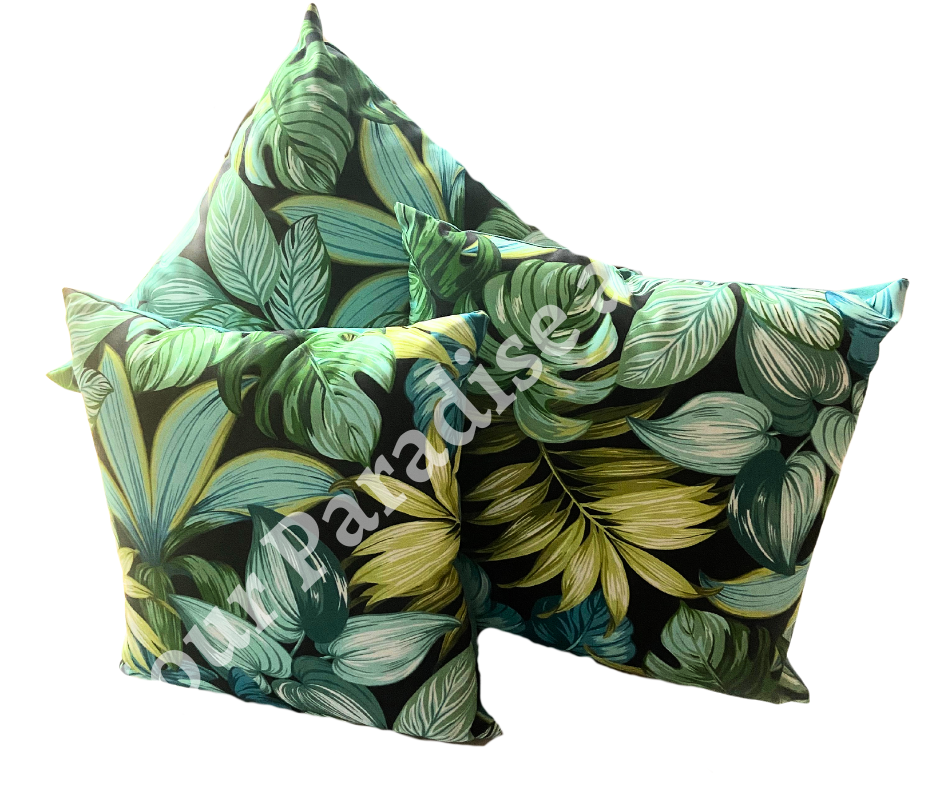 Tropical Leaves Outdoor Cushion