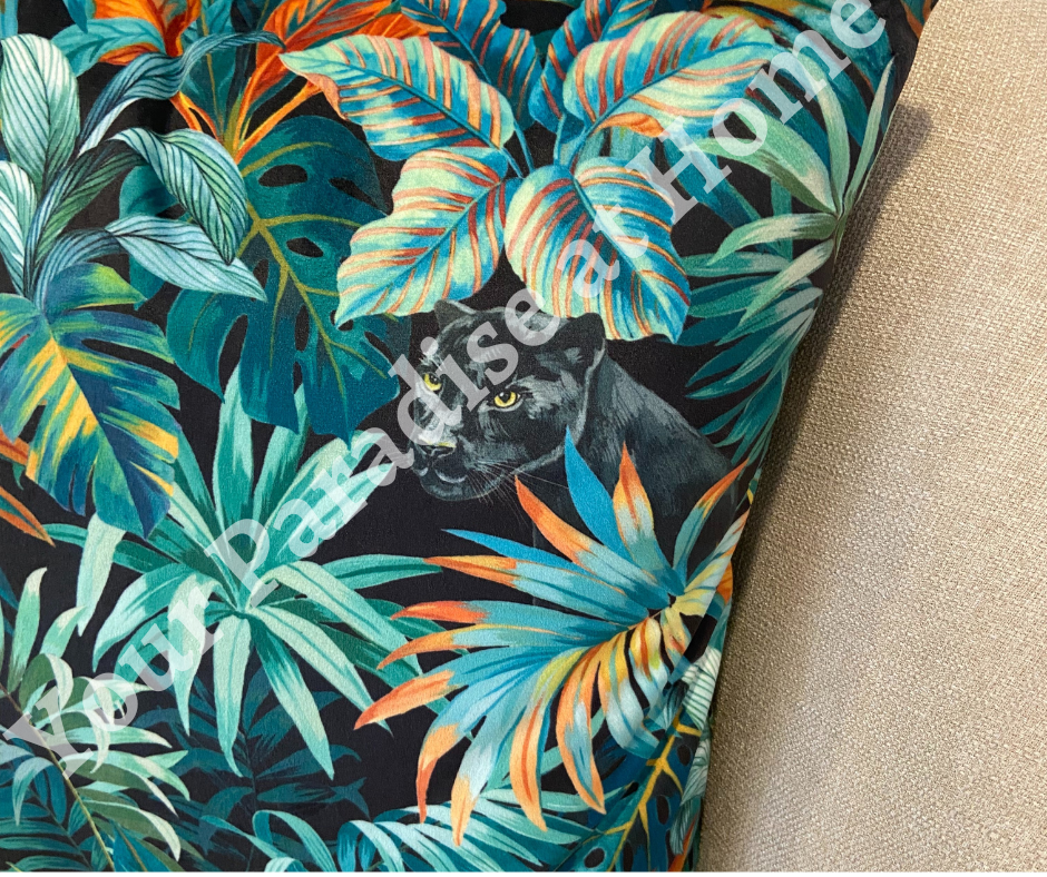 Panther Velvet Cushion Cover