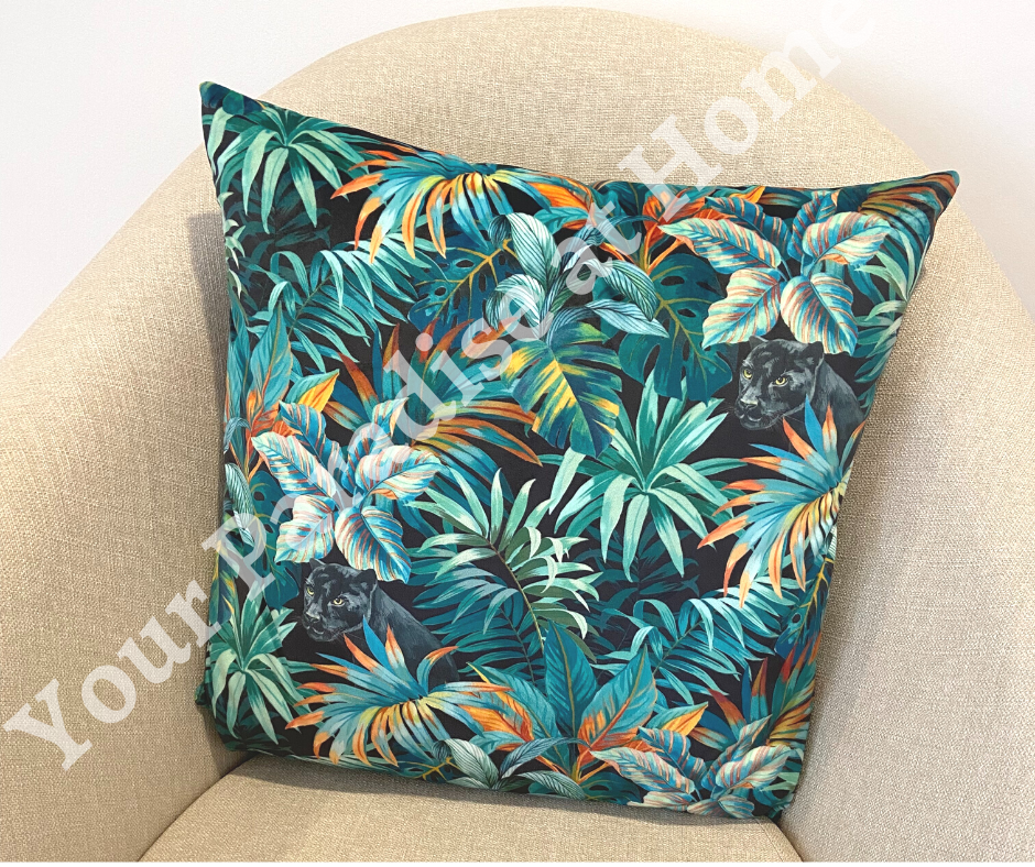 Panther Velvet Cushion Cover