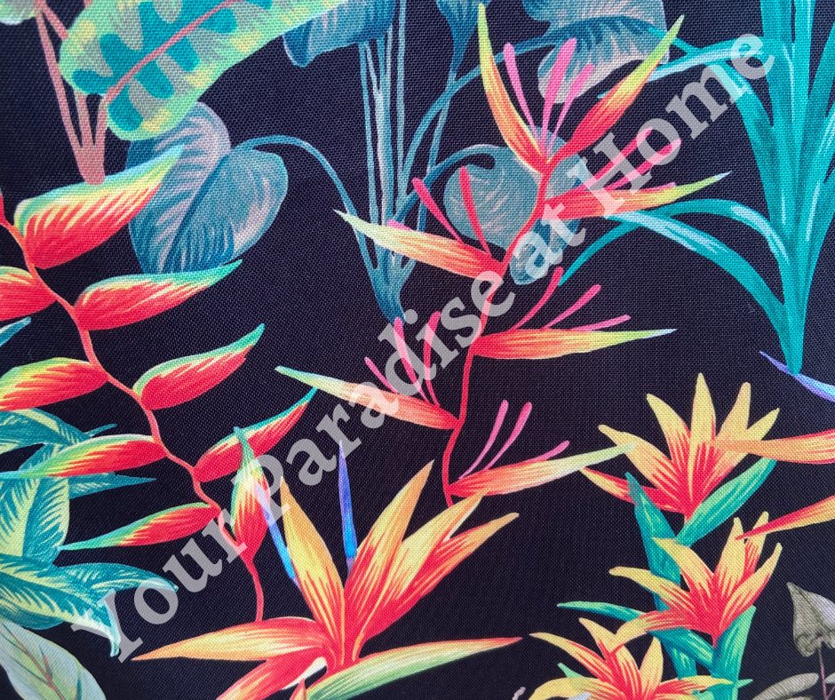 Bird of Paradise Tote Bag with zipped inside pocket