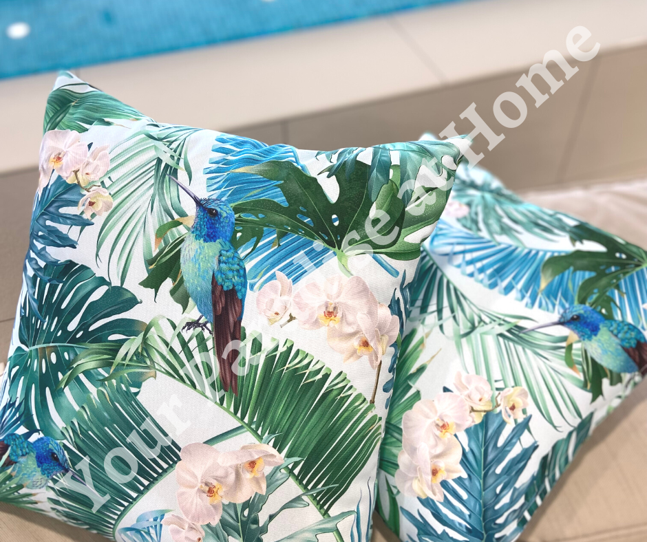 Hummingbirds Outdoor Cushion Cover