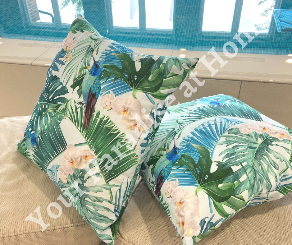 Hummingbirds Outdoor Cushion Cover
