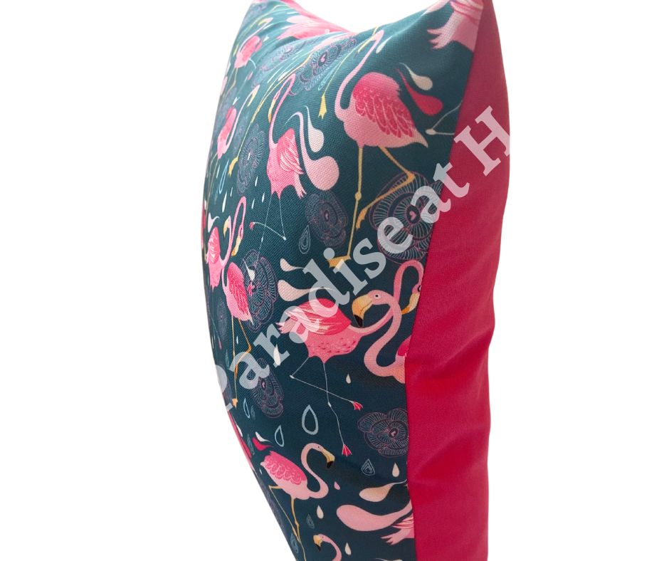 Pink Flamingos Outdoor Cushion Cover