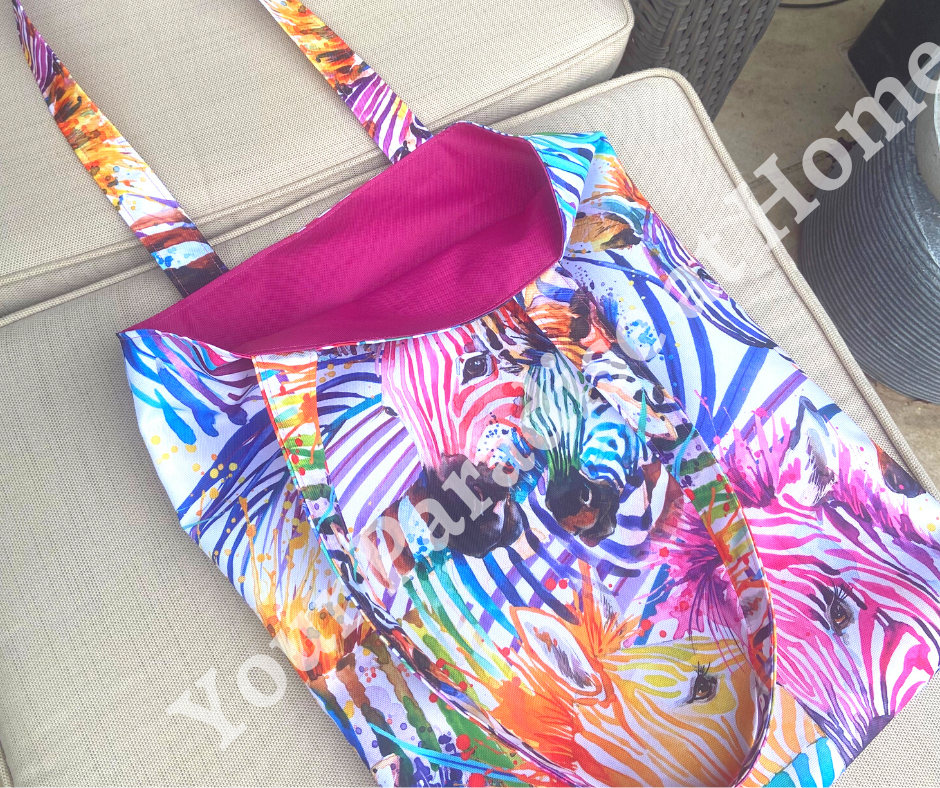 Rainbow Zebras Tote Bag